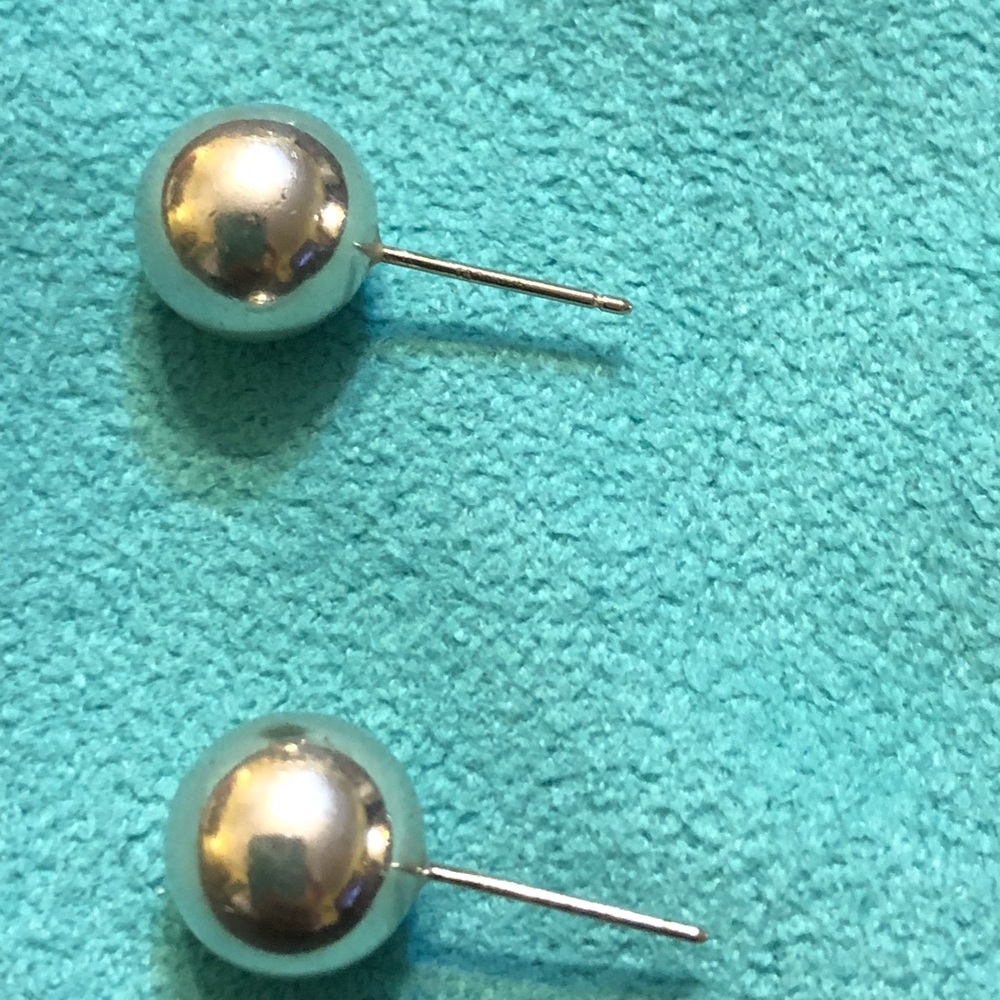 Tiffany & Co 10mm ball earrings